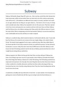 Subways near me image