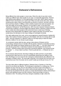 Dukwanes deliverance essay 06 image