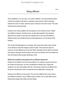 I am unique essay picture