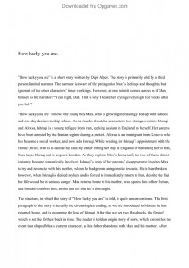 How lucky you are essays 06 picture