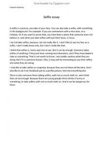 Why do we take selfies essay image