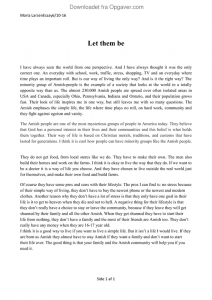 What is amish religion image