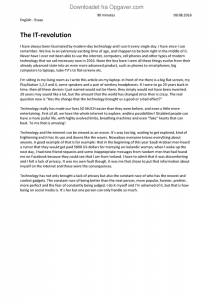 Effects of technology essay picture