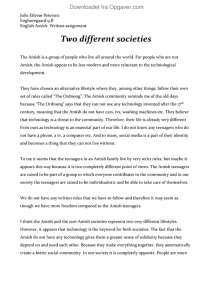 What do amish believe image