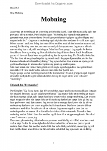 Essay om mobning opgaver 07 image