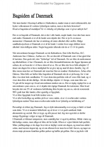 Bagsiden af danmark essay opgaver 07 picture