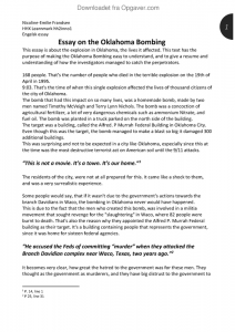 Oklahoma state essay questions picture