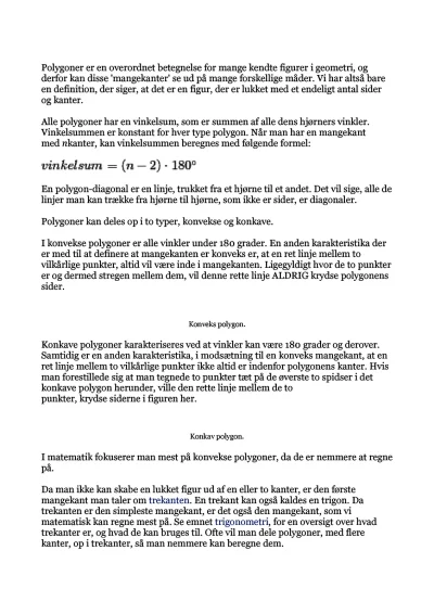 polygoner - Matematik - Opgaver.com