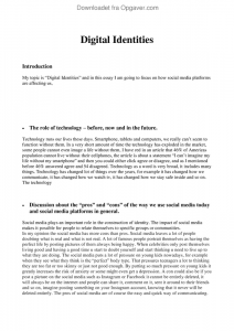 Example of an analysis essay on an article image