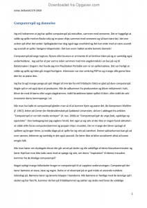 Essay om computerspil image