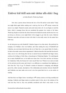 Wuthering heights landscape description picture