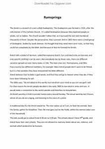 Essay on rumspringa 05 picture