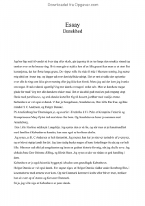 Essay om danskhed image