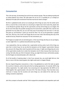 Consumerism essay example image