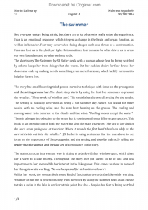The swimmer analysis essay picture